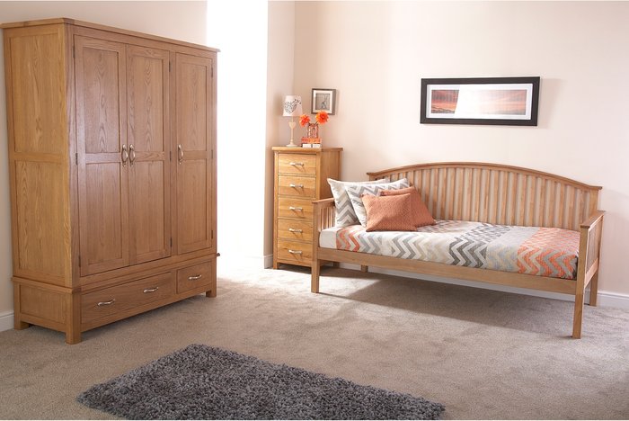 The Range | GFW Madrid Oak Day Bed Oak GFW Madrid Oak Day Bed Oak