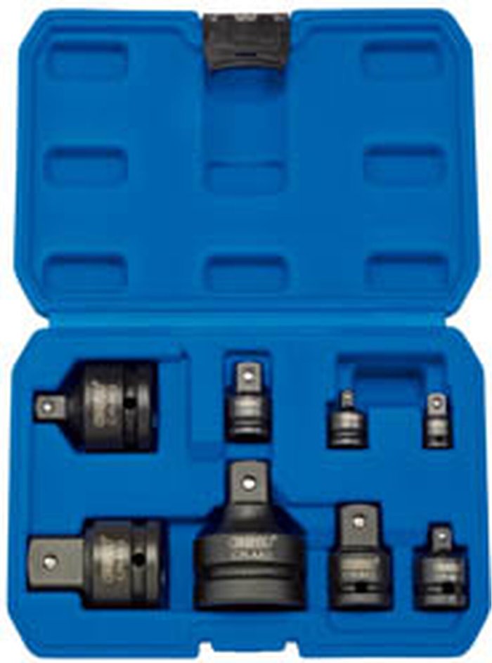 The Range | Draper Draper Impact Socket Adaptor Set (8 Piece) - Black Draper Draper Impact Socket Adaptor Set (8 Piece) - Black