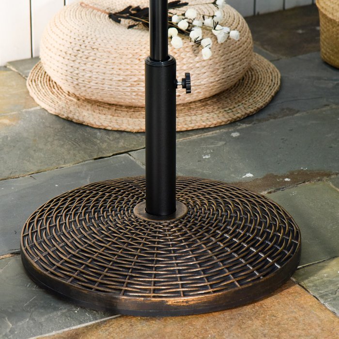 The Range | Outsunny Outsunny 25Kg Weighted Parasol Base Outsunny Outsunny 25Kg Weighted Parasol Base