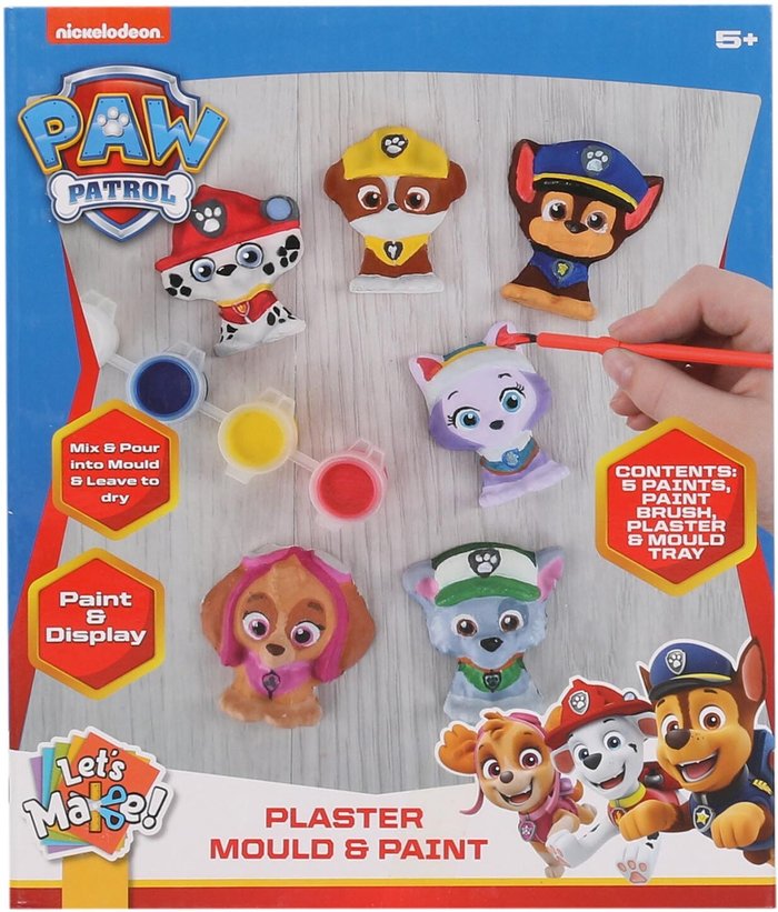 The Range | Paw Patrol Paw Patrol Mould & Paint Paw Patrol Paw Patrol Mould & Paint
