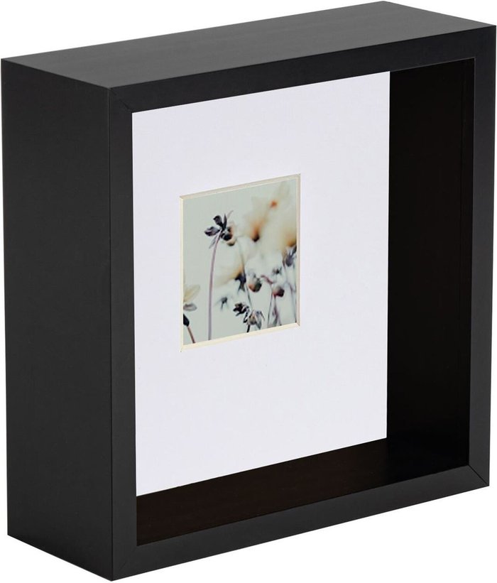 The Range | Nicola Spring 3D Deep Box Photo Frames - 6 x 6 Nicola Spring 3D Deep Box Photo Frames - 6 x 6