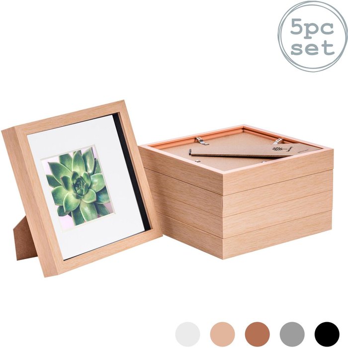 The Range | Nicola Spring 3D Box Photo Frame - 8 x 8 Nicola Spring 3D Box Photo Frame - 8 x 8