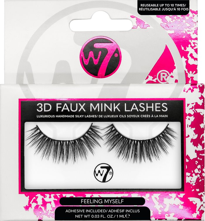 The Range | W7 W7 Feeling Myself 3D Faux Mink Lashes W7 W7 Feeling Myself 3D Faux Mink Lashes