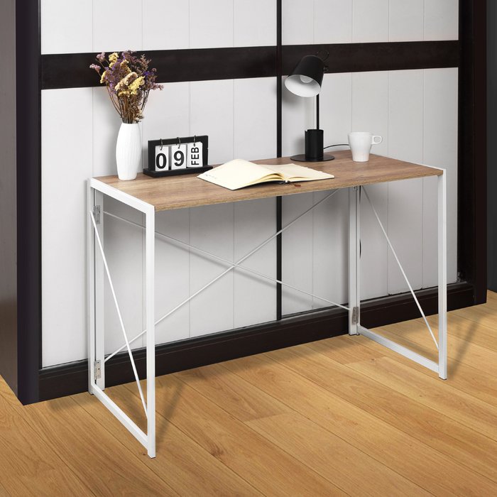 The Range | House Of Home Multifunction Folding Desk Portable Compact Computer Table - White House Of Home Multifunction Folding Desk Portable Compact Computer Table - White