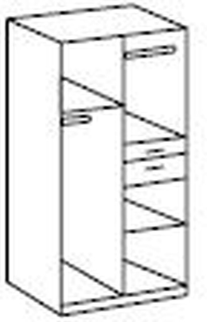 The Range | Tjs koblenz Planked Oak 2 door wardrobe - Oak And Graphite Tjs koblenz Planked Oak 2 door wardrobe - Oak And Graphite