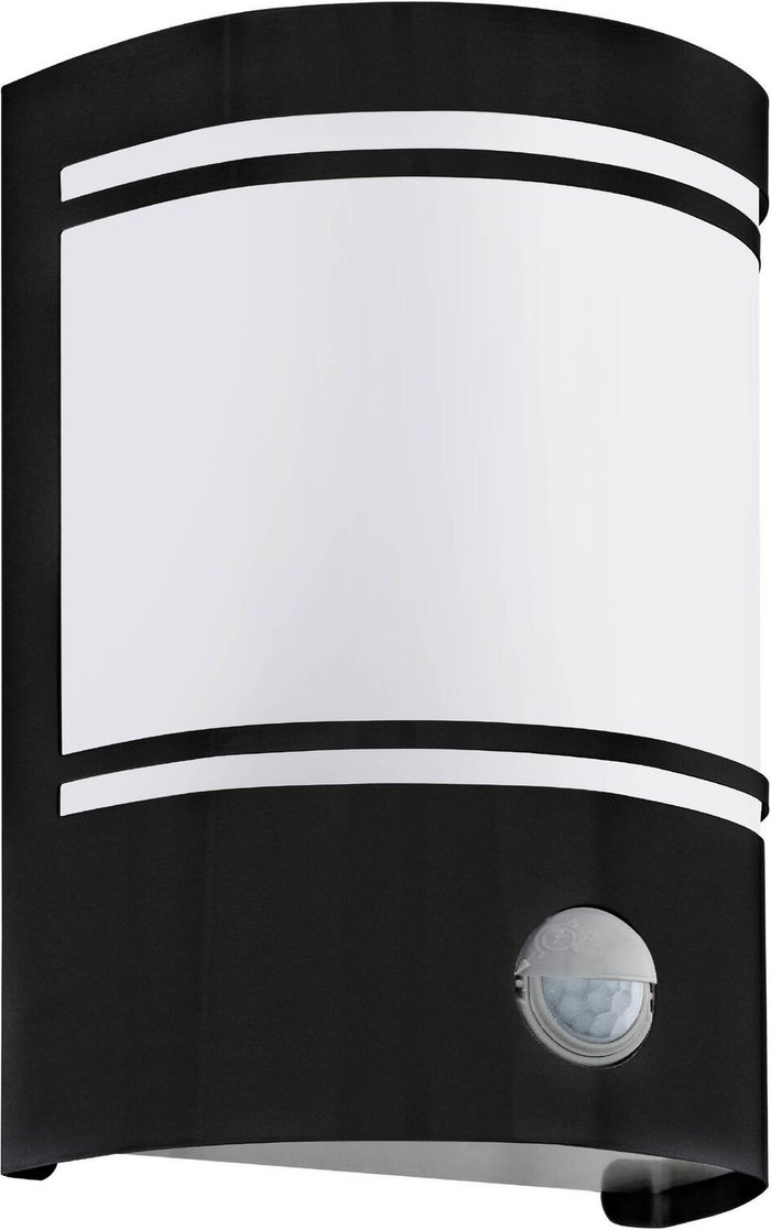 The Range | EGLO Eglo Curved Black Zinc-Plated Steel Exterior Wall Lamp EGLO Eglo Curved Black Zinc-Plated Steel Exterior Wall Lamp