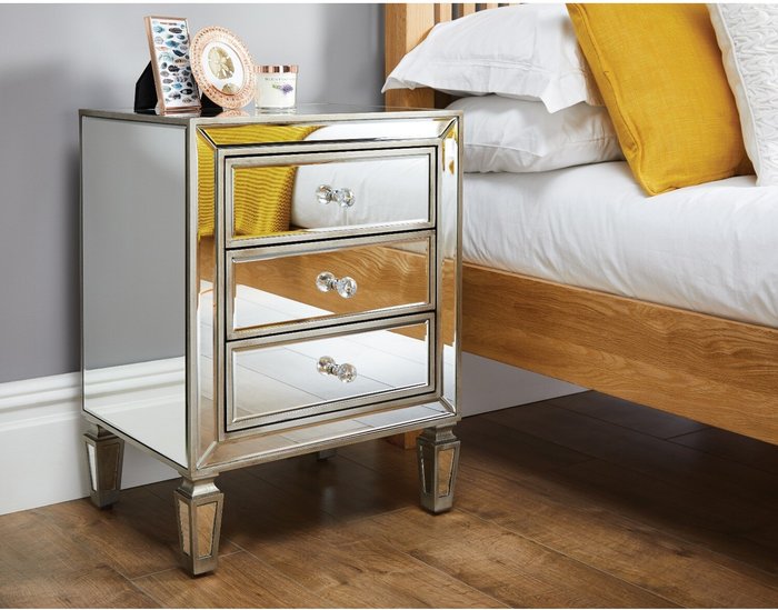 The Range | Furniture Box Furniture Box Venetian Mirrored Bedside Table Furniture Box Furniture Box Venetian Mirrored Bedside Table