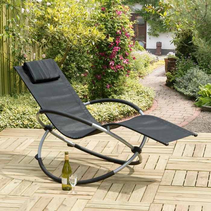 The Range | Suntime Suntime Orbit Relaxer Chair Black - Black Suntime Suntime Orbit Relaxer Chair Black - Black