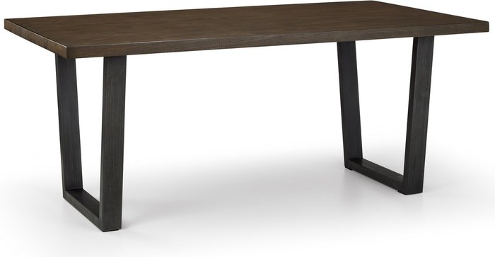 The Range | Julian Bowen Brooklyn Dining Table - Dark Oak - Dark Oak Julian Bowen Brooklyn Dining Table - Dark Oak - Dark Oak