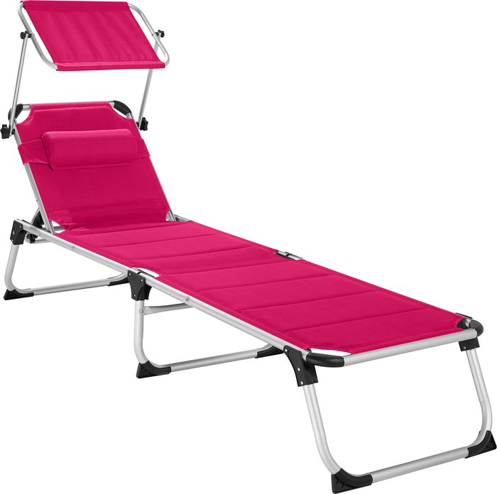 The Range | TECTAKE Tectake Sun Lounger Lorella Pink TECTAKE Tectake Sun Lounger Lorella Pink