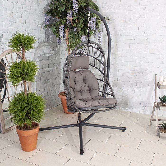 The Range | Royalcraft Pod Chair Grey - Grey Royalcraft Pod Chair Grey - Grey