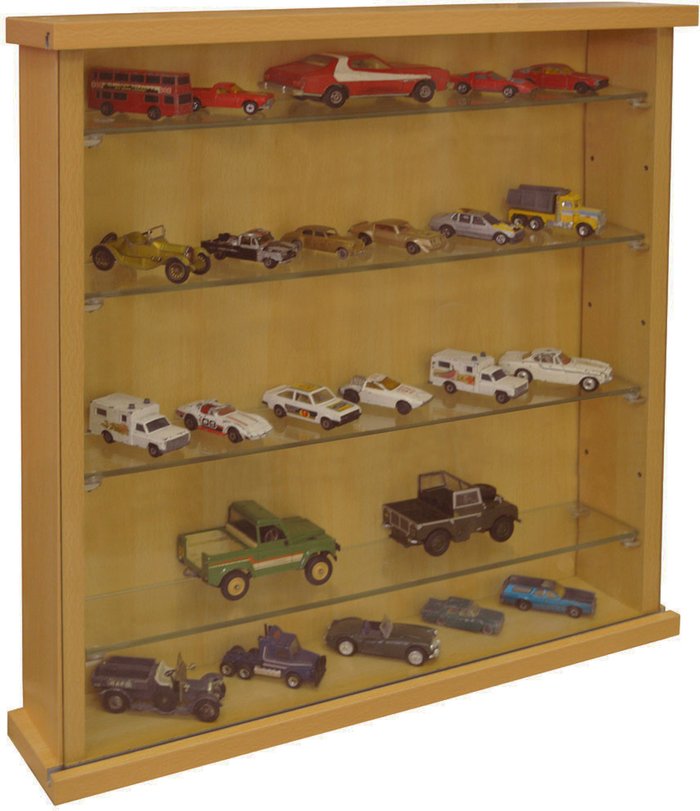 The Range | Techstyle Techstyle Collectors Wall Display Cabinet With Four Glass Shelves Beech Techstyle Techstyle Collectors Wall Display Cabinet With Four Glass Shelves Beech