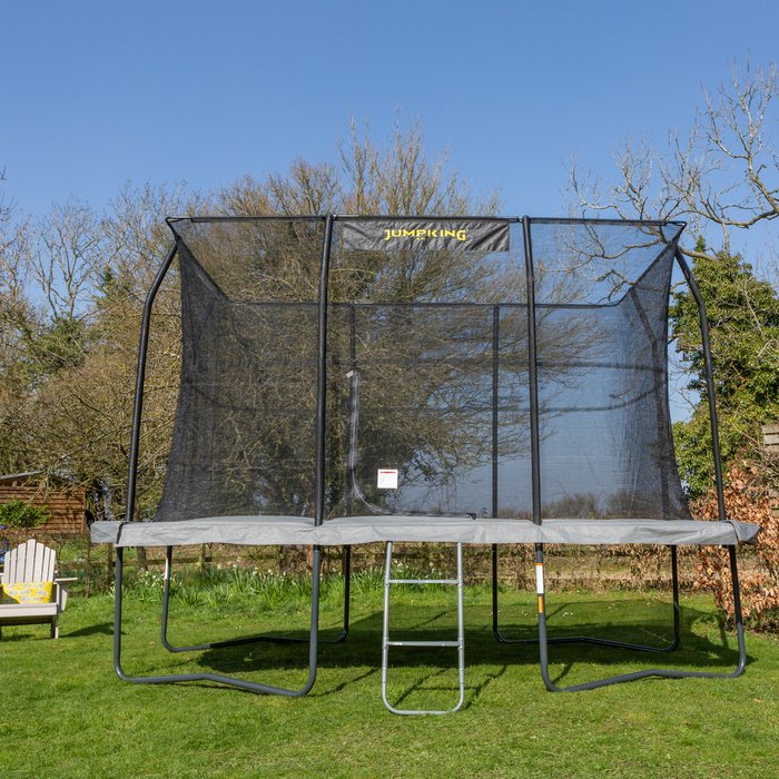 The Range | JumpKing Rectangular Combo Pro - Grey / 9ft JumpKing Rectangular Combo Pro - Grey / 9ft