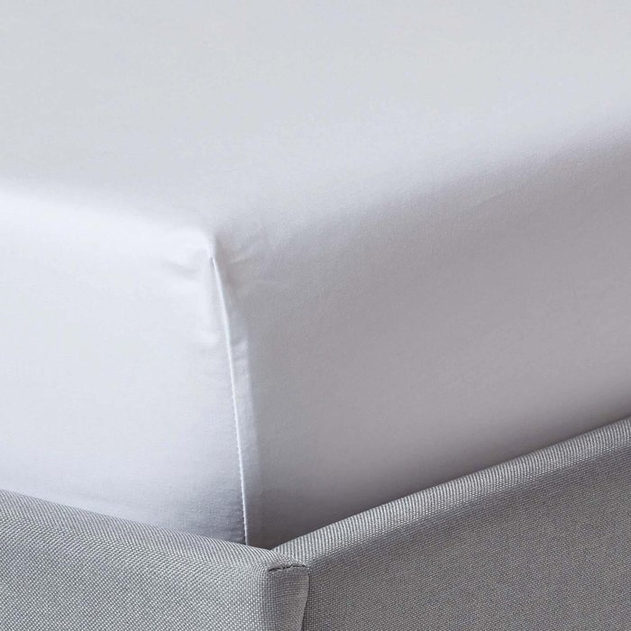 The Range | Homescapes 1000 Thread Count Egyptian Cotton Extra Deep Fitted Sheet - White / Double Homescapes 1000 Thread Count Egyptian Cotton Extra Deep Fitted Sheet - White / Double
