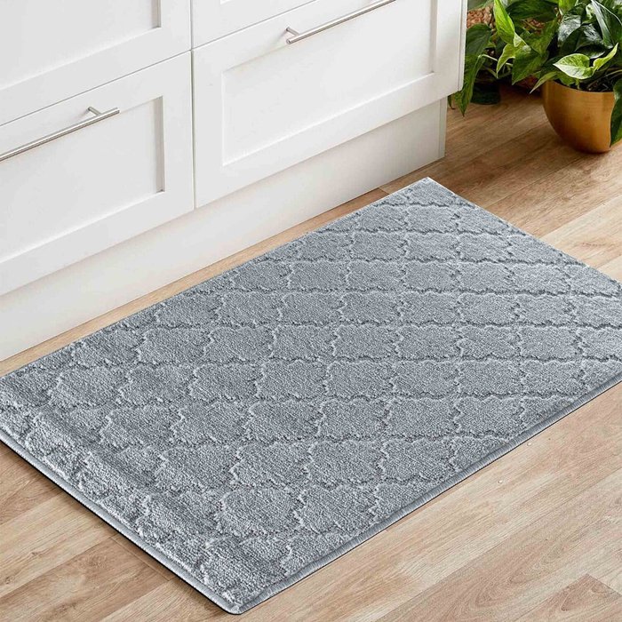 The Range | Serdim Rugs Serdim Rugs Trellis Anti Slip 9Mm Mats Silver 80X150 Cm Serdim Rugs Serdim Rugs Trellis Anti Slip 9Mm Mats Silver 80X150 Cm