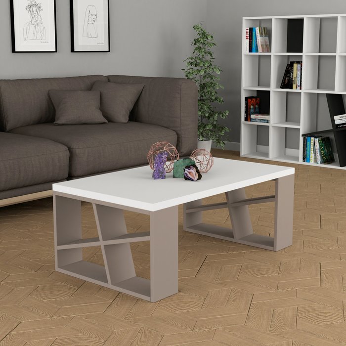 The Range | Decortie Honey Modern Coffee Table Multipurpose - Mocha Grey Decortie Honey Modern Coffee Table Multipurpose - Mocha Grey