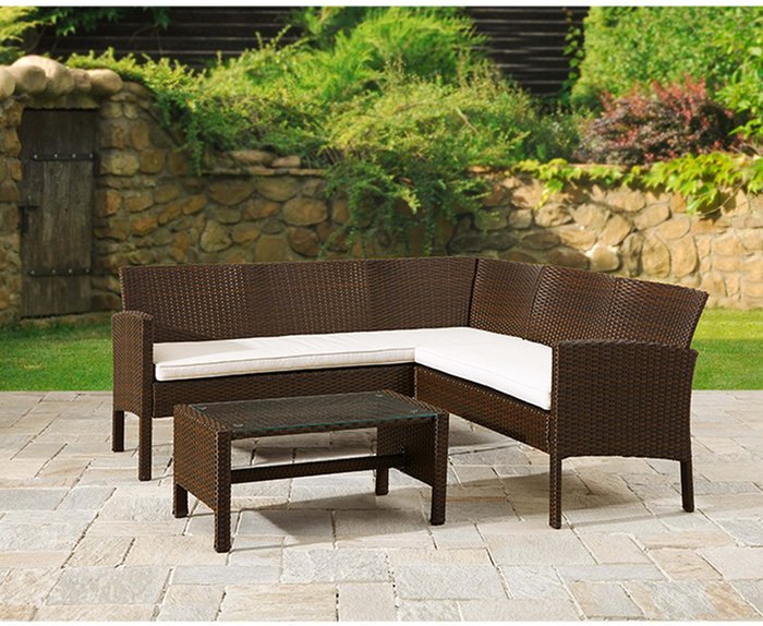 The Range | Royalcraft Royalcraft Nevada Corner Sofa Set - Brown Royalcraft Royalcraft Nevada Corner Sofa Set - Brown