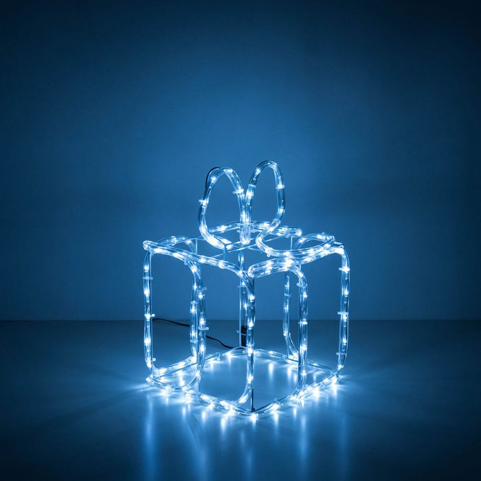The Range | ValueLights Gift Bow Outdoor Decorative Light - White ValueLights Gift Bow Outdoor Decorative Light - White