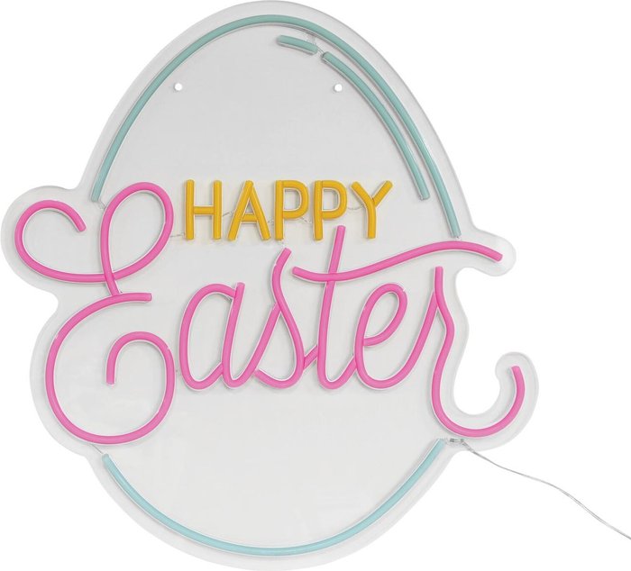 The Range | Happy Easter Egg Neon Sign Happy Easter Egg Neon Sign