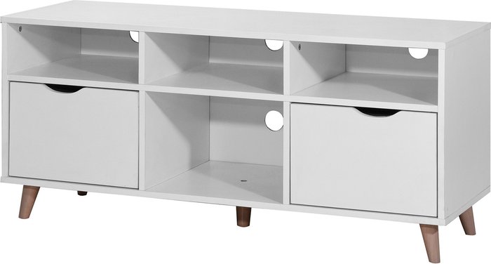 The Range | Timber Art Design UK Pulford TV Cabinet With Two Drawers - White Timber Art Design UK Pulford TV Cabinet With Two Drawers - White