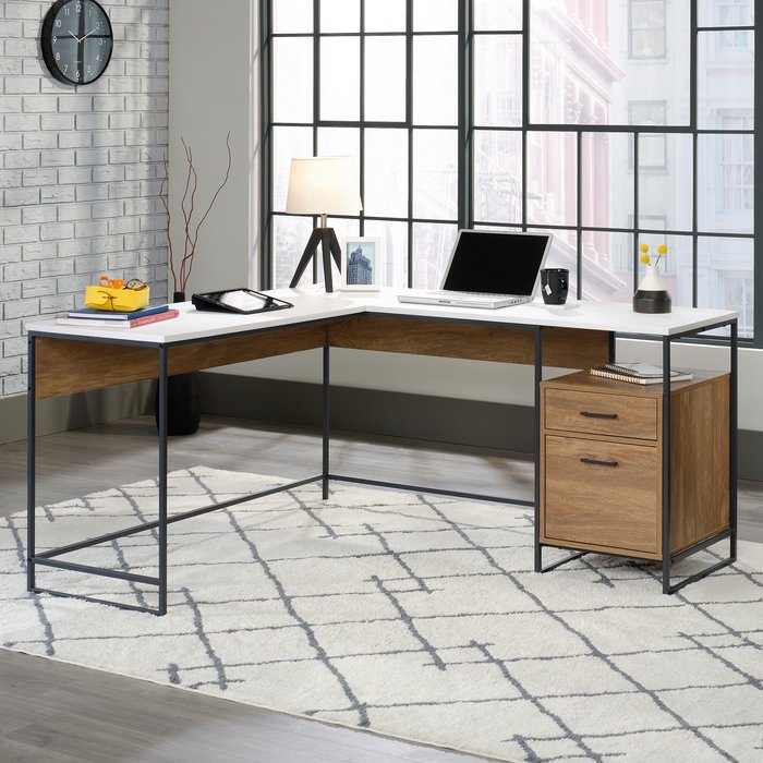 The Range | TEKNIK TEKNIK Moderna L-Shaped Desk - Mango TEKNIK TEKNIK Moderna L-Shaped Desk - Mango