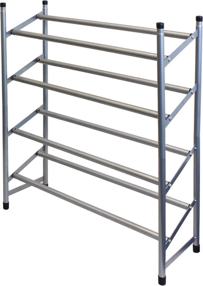 The Range | JVL JVL 4 Tier Shoe Rack JVL JVL 4 Tier Shoe Rack
