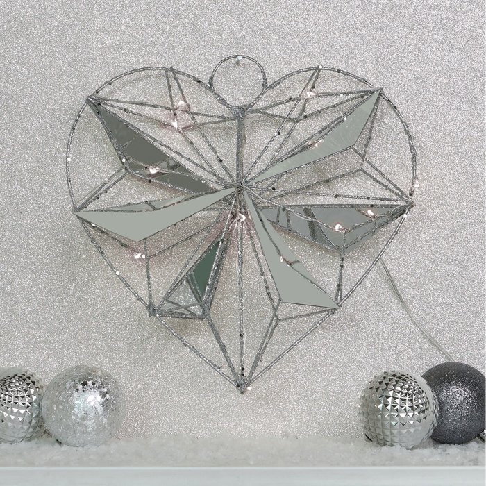 The Range | Truly Sumptuous LED Mirrored Heart Truly Sumptuous LED Mirrored Heart