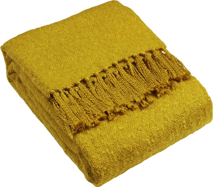 The Range | Riva Home Riva Home Chiltern Fringed Throw Acrylic Ochre Riva Home Riva Home Chiltern Fringed Throw Acrylic Ochre