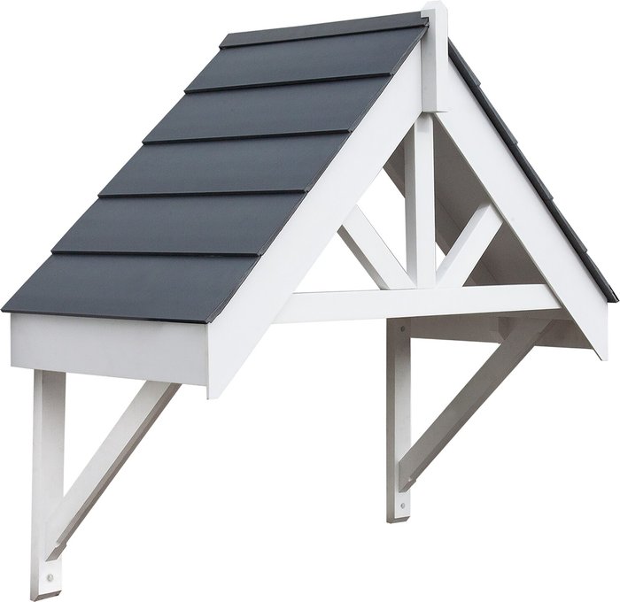 The Range | Greenhurst Greenhurst Deluxe Easy Fit Door Canopy - White/Grey Greenhurst Greenhurst Deluxe Easy Fit Door Canopy - White/Grey