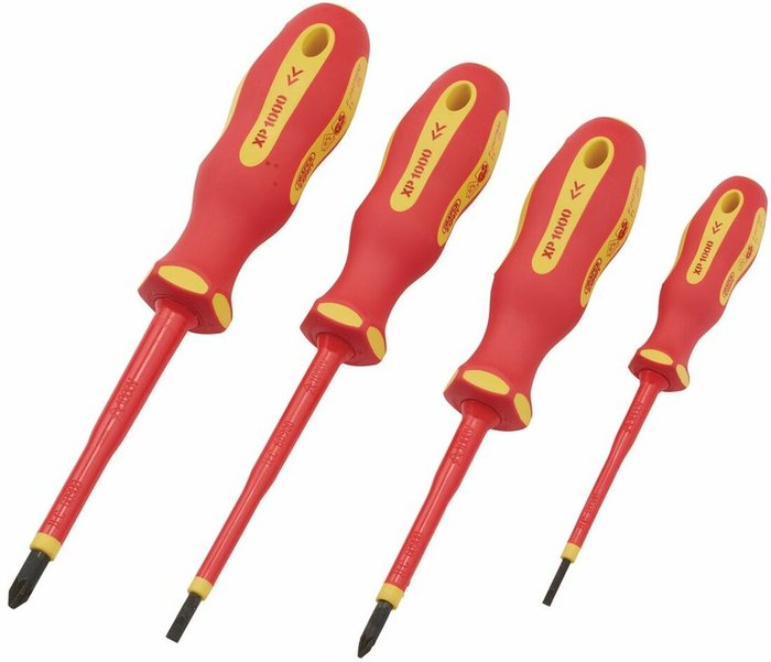 The Range | Draper Draper Expert 4 Piece Ergo Plus VDE Insulated Screwdriver Set Draper Draper Expert 4 Piece Ergo Plus VDE Insulated Screwdriver Set