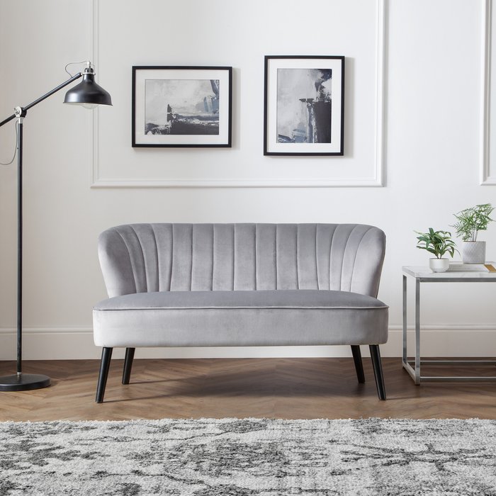 The Range | Julian Bowen Coco 2 Seater Sofa - Grey Julian Bowen Coco 2 Seater Sofa - Grey