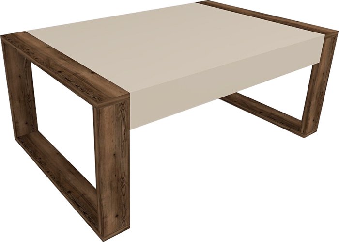The Range | Destina Home Robert Coffee Table - Light Walnut - Beige / Melamine Metal PVC Particle Board Plastic Destina Home Robert Coffee Table - Light Walnut - Beige / Melamine Metal PVC Particle Board Plastic