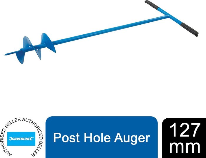 The Range | Silverline Silverline Post Hole Auger - Blue Silverline Silverline Post Hole Auger - Blue