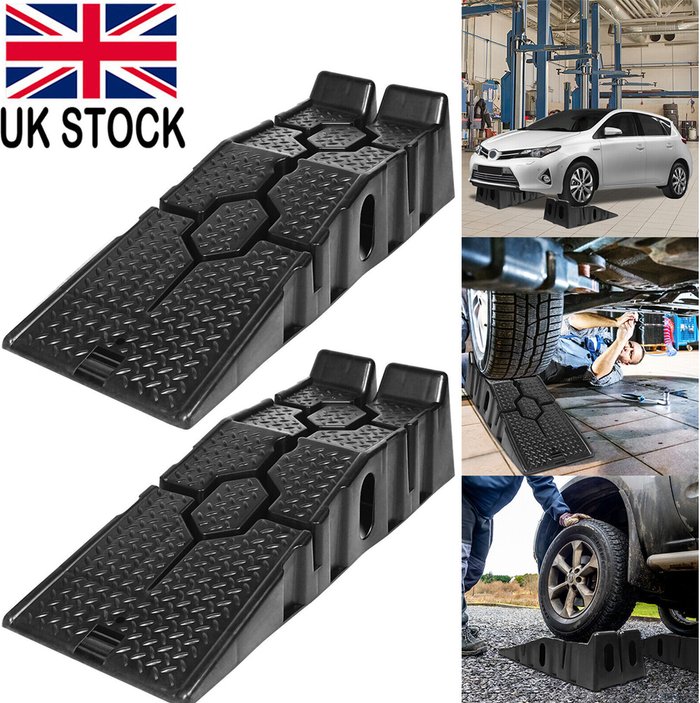 The Range | STACCATOAS Plastic Car Lifting Ramps - Black STACCATOAS Plastic Car Lifting Ramps - Black
