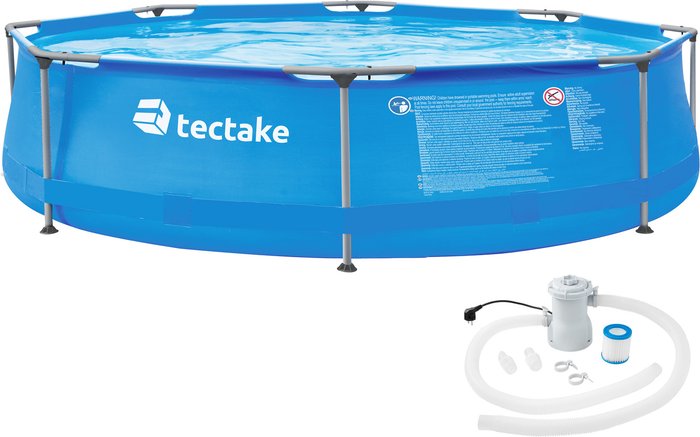 The Range | TECTAKE Tectake Swimming Pool Round With Pump à 300 X 76 cm Blue TECTAKE Tectake Swimming Pool Round With Pump à 300 X 76 cm Blue