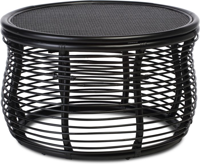 The Range | Desser Desser Royal Rattan Coffee Table In Black Desser Desser Royal Rattan Coffee Table In Black