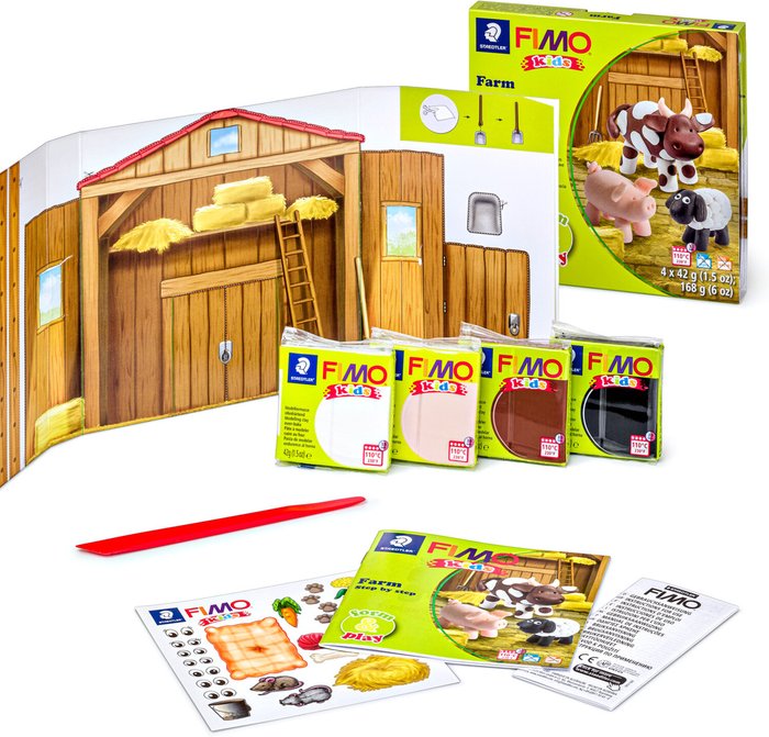 The Range | Staedtler Staedtler Fimo Form and Play Farm Set Staedtler Staedtler Fimo Form and Play Farm Set