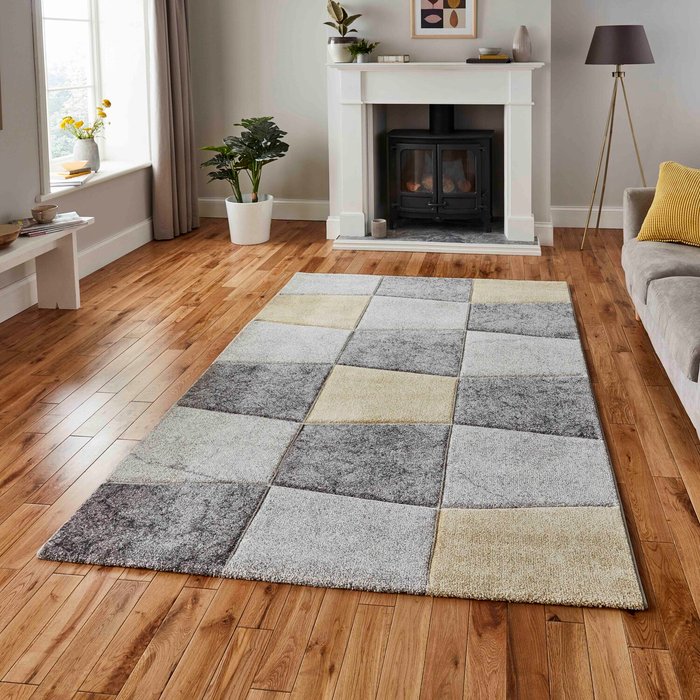 The Range | Brooklyn 22192 GreyYellow Rug - Grey/Yellow / 220cm Brooklyn 22192 GreyYellow Rug - Grey/Yellow / 220cm