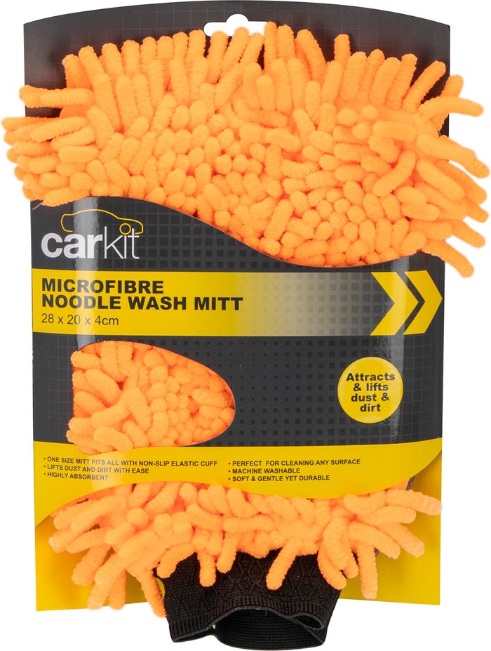The Range | Carkit Microfibre Noodle Wash Mitt Carkit Microfibre Noodle Wash Mitt