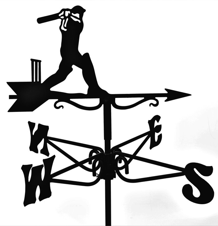 The Range | Espira Cricketer Mini Weathervane - Black Espira Cricketer Mini Weathervane - Black