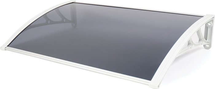 The Range | Greenhurst Greenhurst 1m Tinted Door Canopy Cover - White Greenhurst Greenhurst 1m Tinted Door Canopy Cover - White