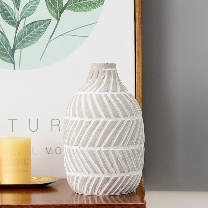 The Range | Livingandhome Nordic Ceramic Flower Vase - White Livingandhome Nordic Ceramic Flower Vase - White