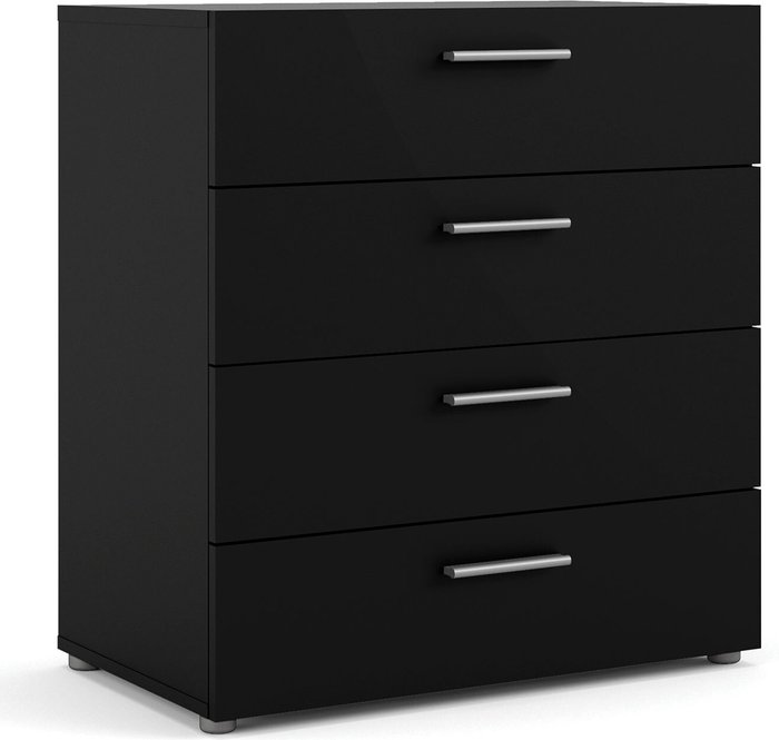 The Range | Furniture To Go Pepe Chest of Four Drawers - Black Furniture To Go Pepe Chest of Four Drawers - Black