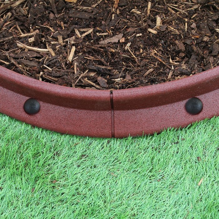 The Range | Monstershop Flexible Lawn Edging Terracotta 1.2m x 12 - Terracotta Monstershop Flexible Lawn Edging Terracotta 1.2m x 12 - Terracotta
