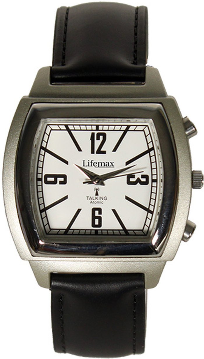 The Range | Lifemax Lifemax Vintage Talking Atomic Watch - Leather Strap Lifemax Lifemax Vintage Talking Atomic Watch - Leather Strap