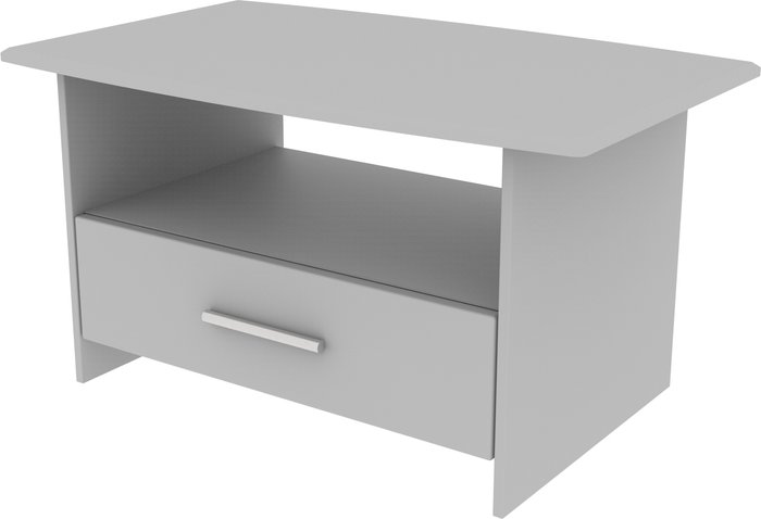 The Range | Knightsbridge Bottom Drawer Coffee Table - Grey Matt Knightsbridge Bottom Drawer Coffee Table - Grey Matt
