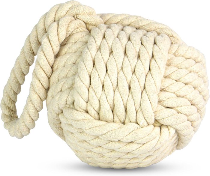 The Range | Maison & White Rope Knot Door Stop - Cream Maison & White Rope Knot Door Stop - Cream