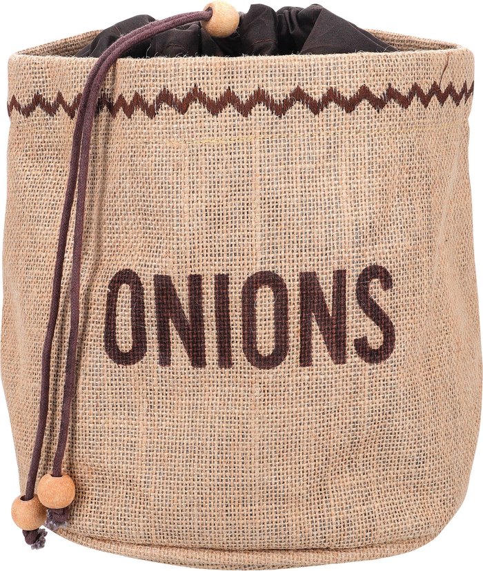 The Range | Natural Elements KitchenCraft Natural Elements Onion Jute Sack - Brown Natural Elements KitchenCraft Natural Elements Onion Jute Sack - Brown
