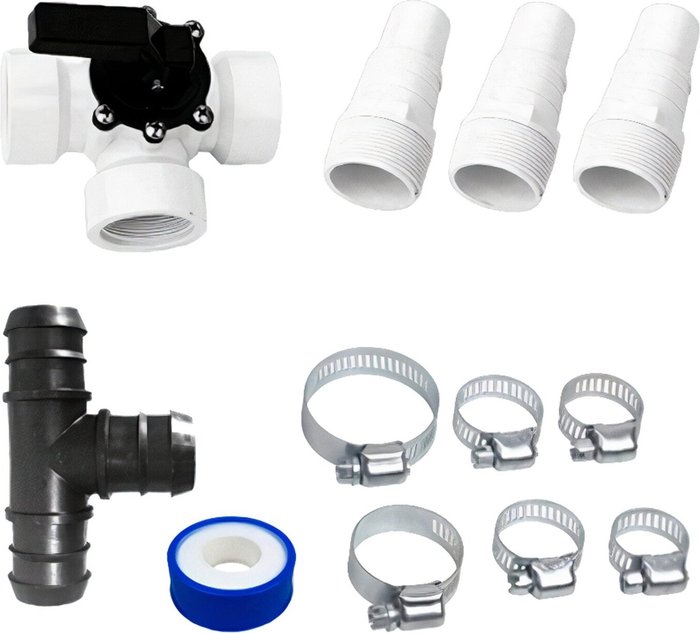 The Range | Arebos Pool Bypass Kit Universal for Solar Heaters Solar Panels - White Arebos Pool Bypass Kit Universal for Solar Heaters Solar Panels - White