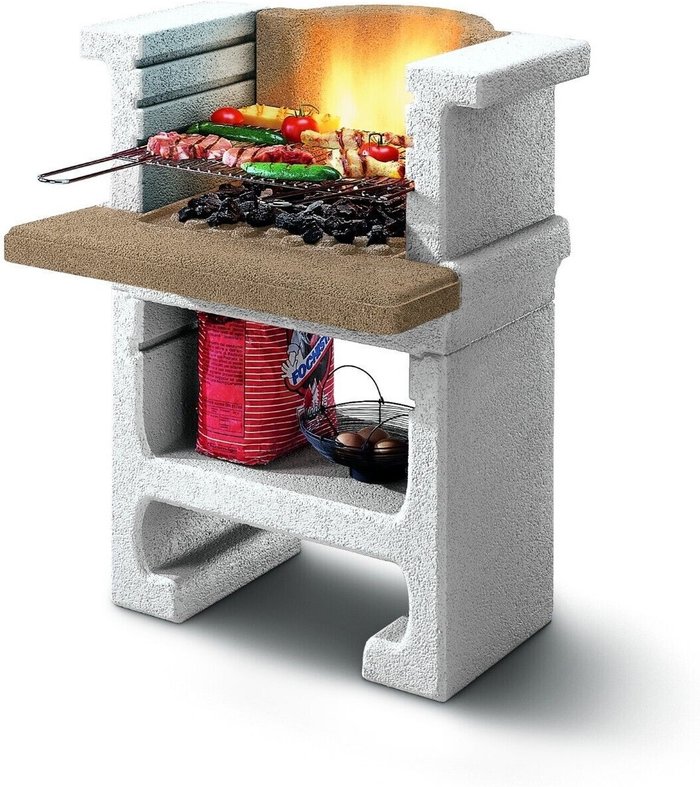 The Range | Callow Retail Ltd Palazzetti Trani Masonry BBQ Grill - White Callow Retail Ltd Palazzetti Trani Masonry BBQ Grill - White